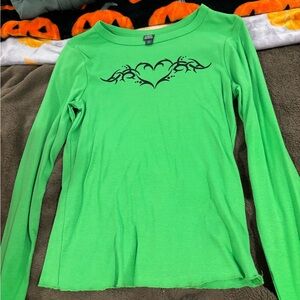 Green Long Sleeve Shirt